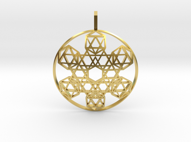 Etheric Reflector (Domed) in Polished Brass
