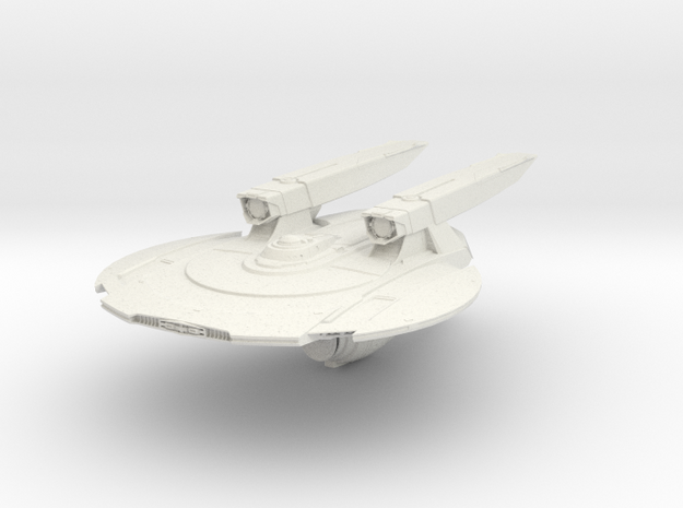 Federation Knoxville Class HvyCruiser in White Natural Versatile Plastic