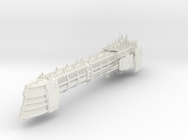 Imperial Legion Long Cruiser - Armament Concept 13 in White Natural Versatile Plastic