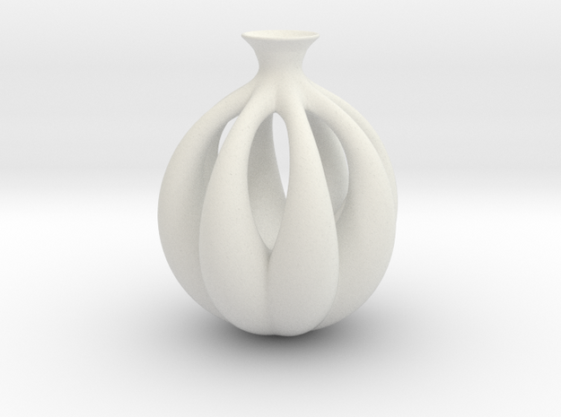 Vase 5081036 in White Natural Versatile Plastic