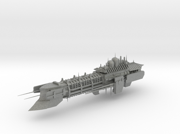 Imperial Legion Super Cruiser - Armament Concept 5 in Gray PA12
