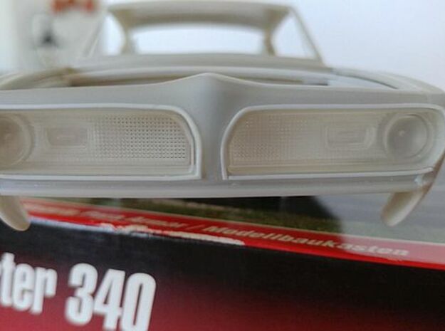 1/25 1969 Plymouth Cuda Grill in Clear Ultra Fine Detail Plastic
