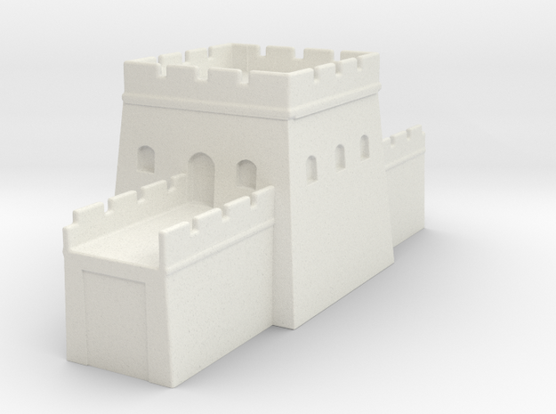 the great wall of china 1/350 tower s  in White Natural Versatile Plastic