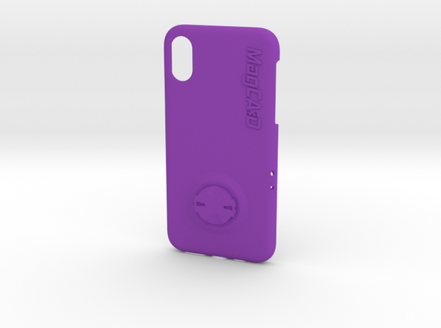 iPhone XS Garmin Mount Case in Purple Processed Versatile Plastic