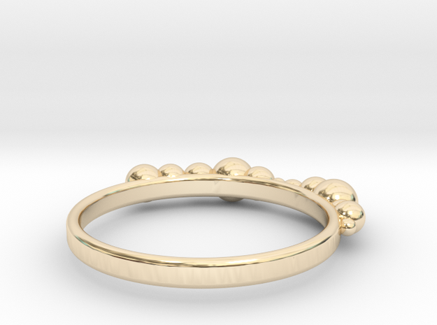 Balled Ring in 14K Yellow Gold