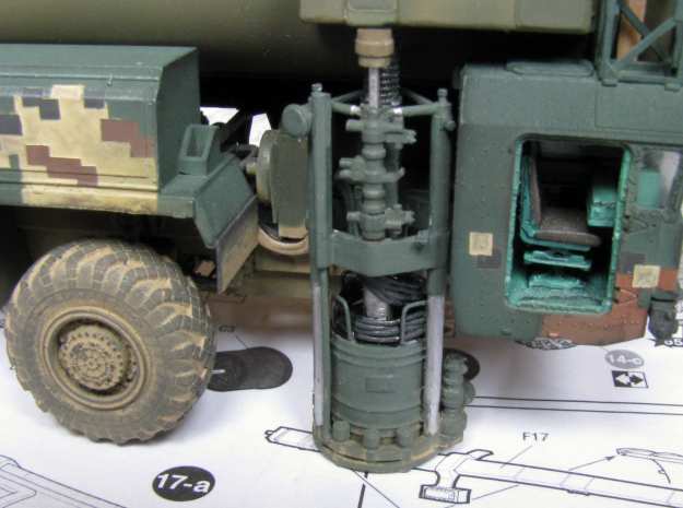 1:72 correct gyroscope for SS-25 Topol launcher in Smoothest Fine Detail Plastic