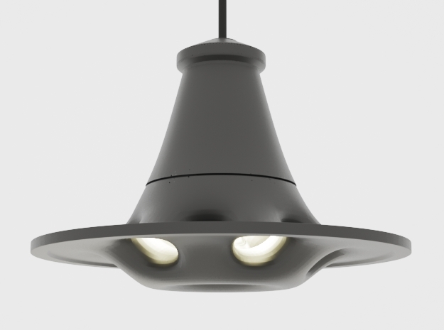 UFO Pendant Light Type B in Black Natural Versatile Plastic: Extra Small