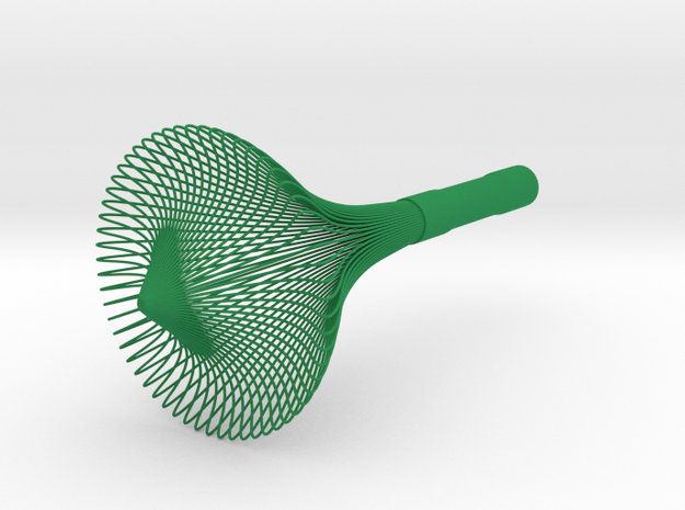 Matcha Whisk in Green Processed Versatile Plastic