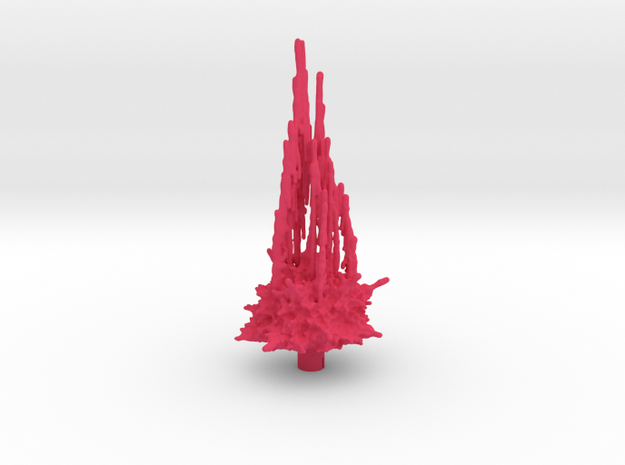 TF:Siege Big Muzzle Flash Effect Part (5.5cm long) in Pink Processed Versatile Plastic