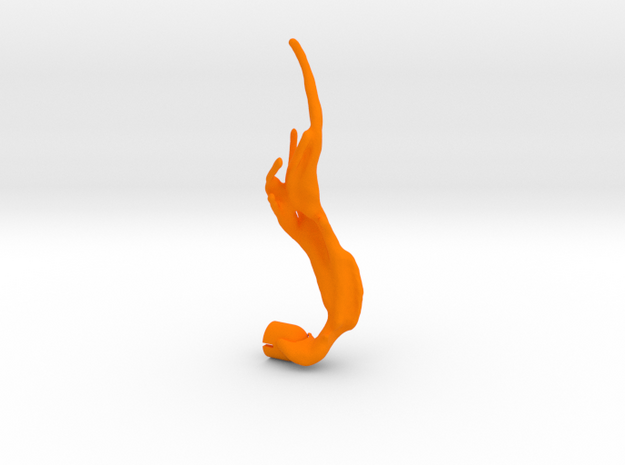 TF:Siege Smoke Effect Part (4cm length) in Orange Processed Versatile Plastic