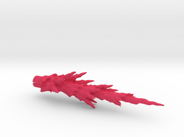 TF:Siege Muzzle Flash Effect Part (5.5cm length) in Pink Processed Versatile Plastic
