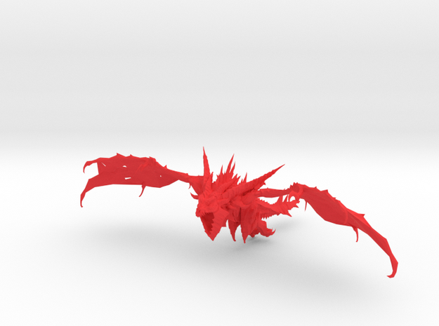Pendragon the Dragon in Red Processed Versatile Plastic