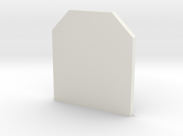 Deranged LCO protector template in White Natural Versatile Plastic