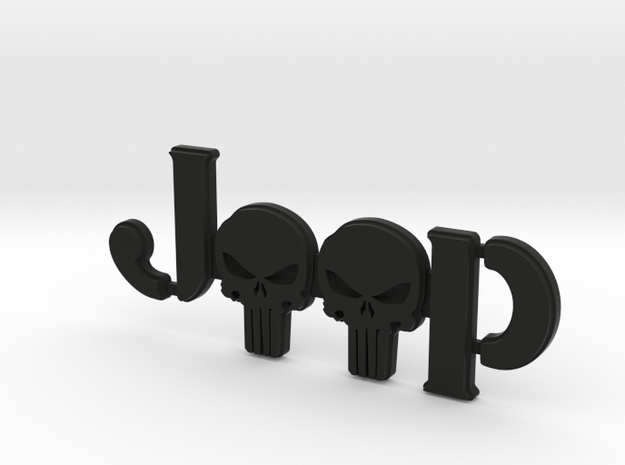 #CuzitsCustom 2.5D Punisher Skulls (SM-Willy’s) in Black Natural Versatile Plastic