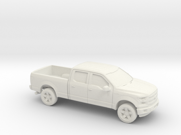 1/72 2014-17 Ford F-150 Long Bed in White Natural Versatile Plastic