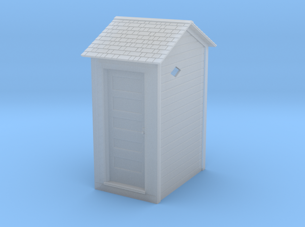 HO Great Northern Single Privy with Vent Screens in Tan Fine Detail Plastic