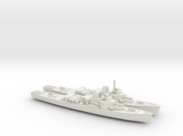 USCGC Taney x2 1/1250 in White Natural Versatile Plastic