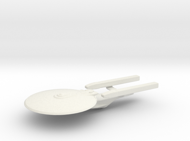 Excelsior Class Testbed in White Natural Versatile Plastic