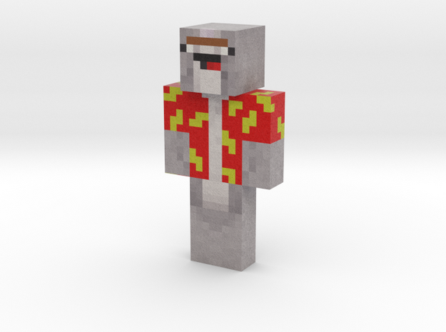 NedMcNarwhal | Minecraft toy in Natural Full Color Sandstone