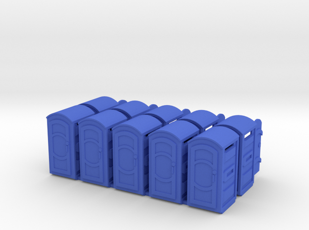 S Scale portpot SWF x10 in Blue Processed Versatile Plastic