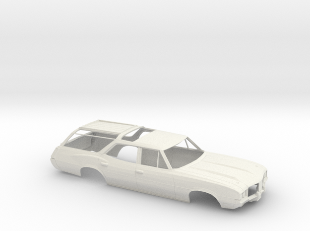 1/16 1968-72 Oldsmobile Vista Cruiser Shell in White Natural Versatile Plastic