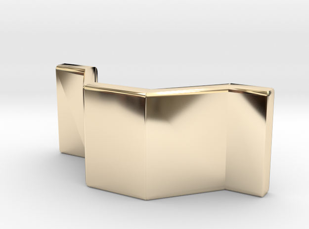 Barrier1 in 14k Gold Plated Brass