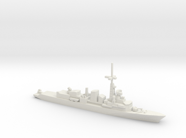 Georges Leygues-class frigate, 1/1250 in White Natural Versatile Plastic