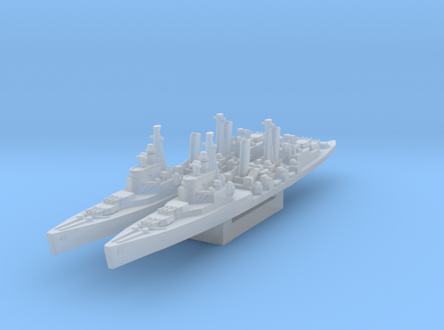 HMS Belfast (Axis & Allies) in Smooth Fine Detail Plastic