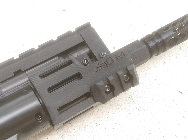 MP5K Vented M-LOK Handguard in Blue Processed Versatile Plastic
