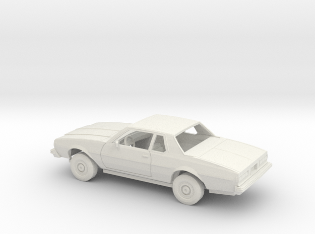 1/25 1977-78 Chevrolet Impala Coupe Kit in White Natural Versatile Plastic