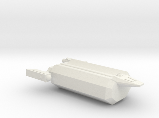 Omni Scale Hydran Small Freighter (Class-I) CVN in White Natural Versatile Plastic