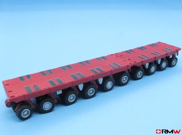 HO/1:87 spmt set 4+6 axles (without ppu) in Smooth Fine Detail Plastic