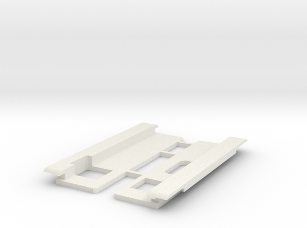 USB Sidecar for MiSTer Case Panels (2/2) (v1.2) in White Natural Versatile Plastic