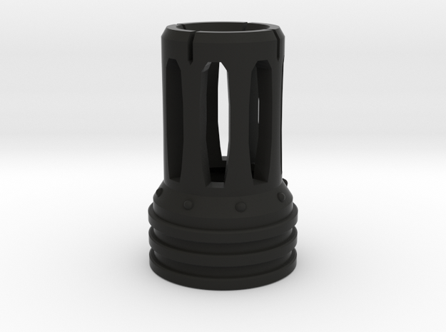 Flame Suppressor for Nerf N-Strike Modulus in Black Natural Versatile Plastic