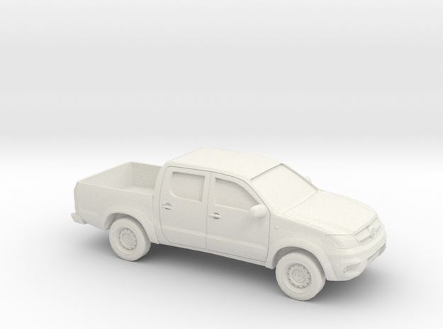 1/50 2005-15 Toyota Hilux in White Natural Versatile Plastic