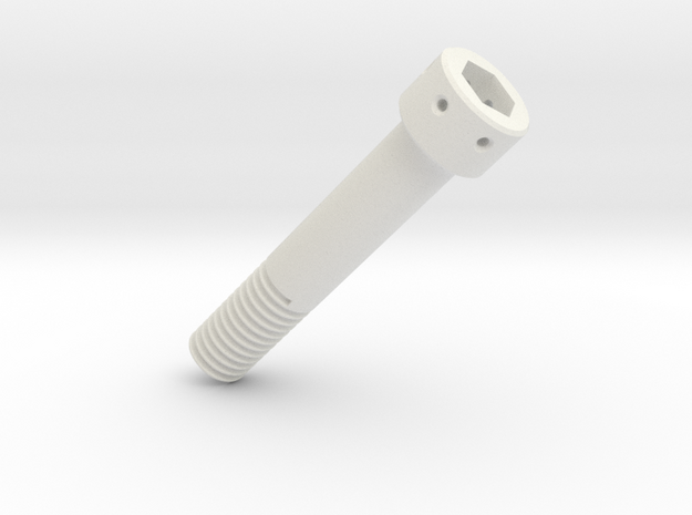 1:1 Apollo Fuel Solenoid Attach Bolt in White Natural Versatile Plastic