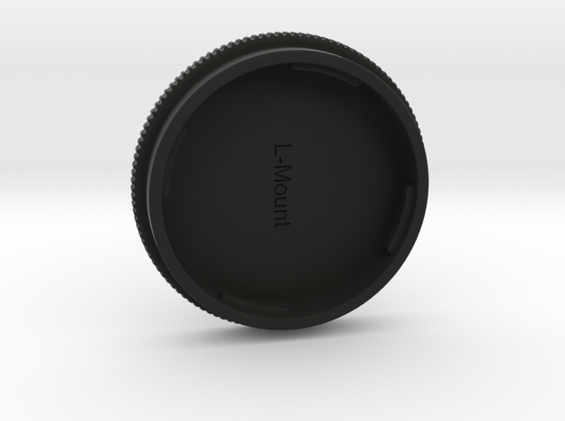 L-Mount Lense Cap in Black Natural Versatile Plastic