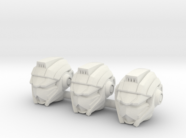 Autotrooper Head for POTP Jazz (4mm) in White Natural Versatile Plastic