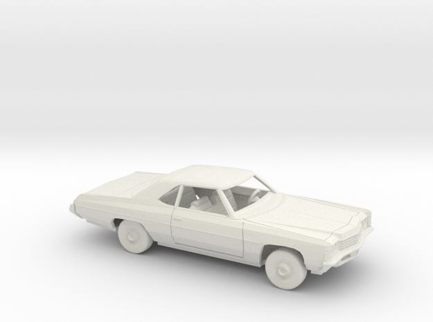 1/25 1971 Chevrolet Impala Sport Coupe Kit in White Natural Versatile Plastic