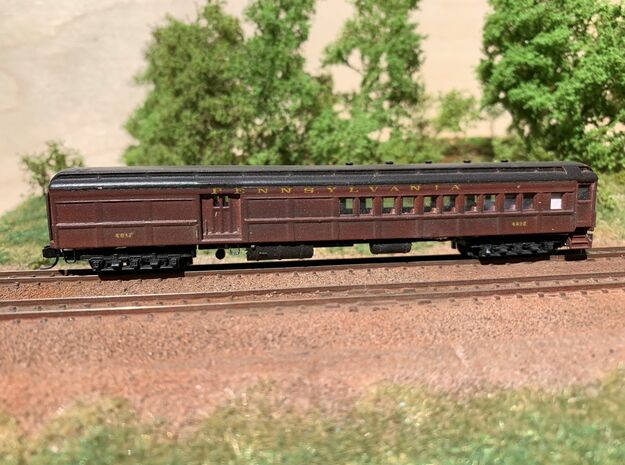 N-scale (1/160) PRR PB70 Combine in Smooth Fine Detail Plastic