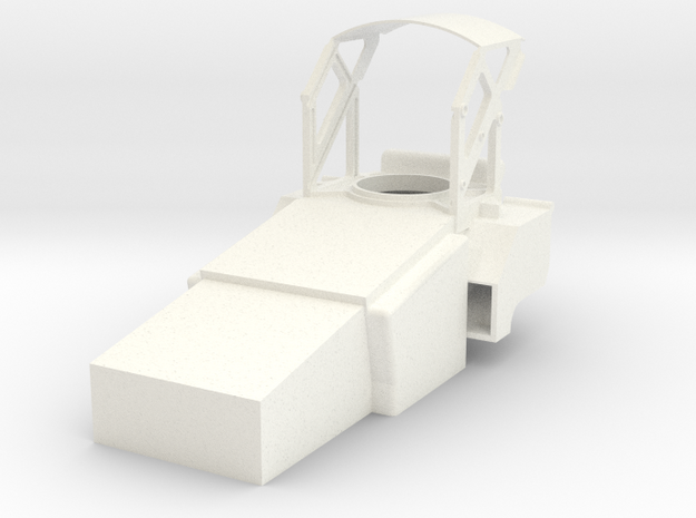 SUKHOI SU27 (CARF MODELS) COCKPIT (H) in White Processed Versatile Plastic