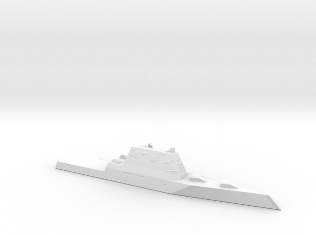 1/1800 Scale USS Zumwalt DDG-1000 Class in Tan Fine Detail Plastic