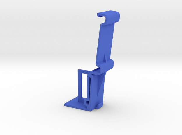 Vertical Valance Clip Louverdrape 022 in Blue Processed Versatile Plastic