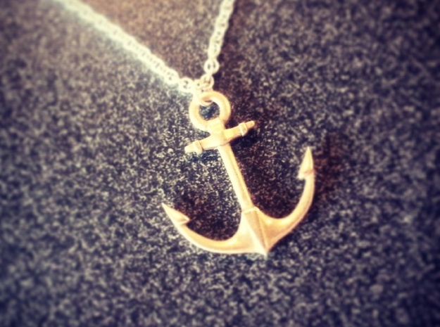 Anchor of Hope  in Natural Bronze