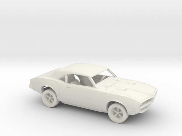 1/72 1967-68 Pontiac Firebird Kit in White Natural Versatile Plastic