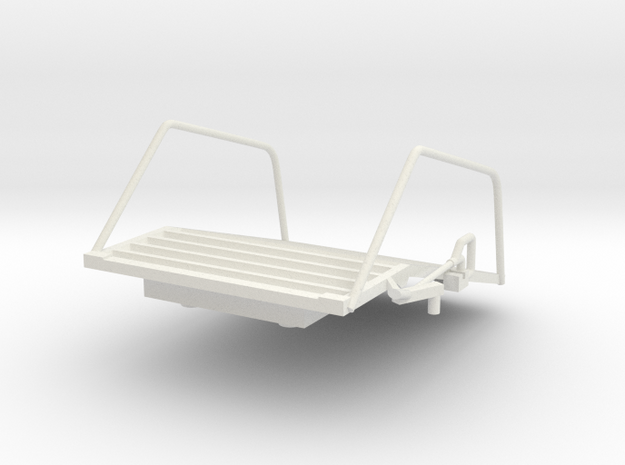 07-Egress Platform in White Natural Versatile Plastic