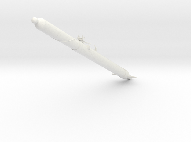 01-Primary Strut With Ladder in White Natural Versatile Plastic