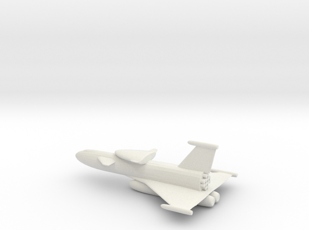 Fantasy Two Stage Space Shuttle in White Natural Versatile Plastic