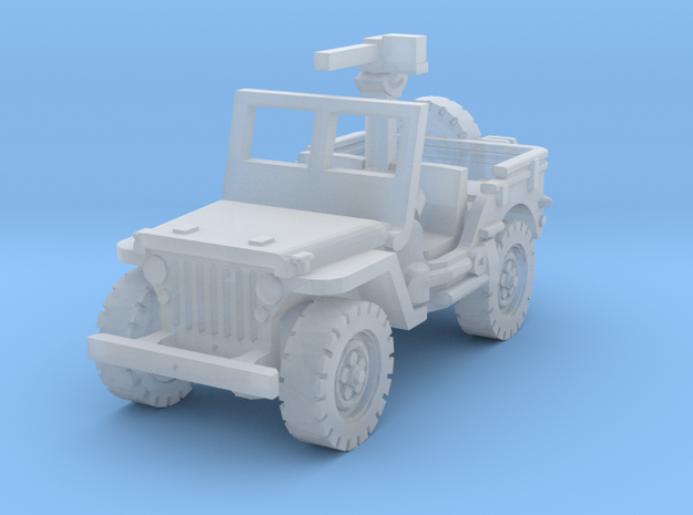 Jeep willys 30 cal (window up) 1/285 in Tan Fine Detail Plastic