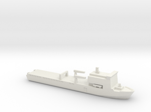 Bay-class landing ship, 1/1250 in White Natural Versatile Plastic